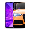 Дизайнерский силиконовый чехол для Realme 5 Audi