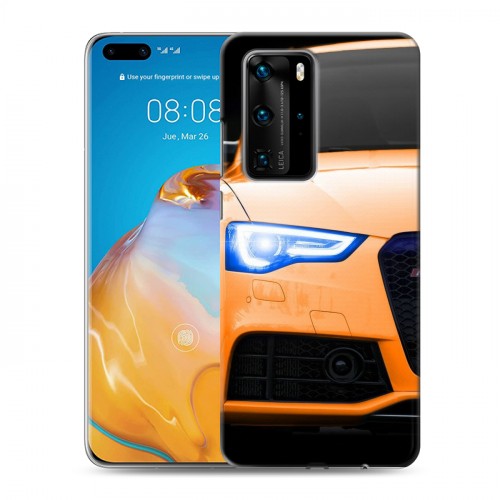 Дизайнерский пластиковый чехол для Huawei P40 Pro Audi