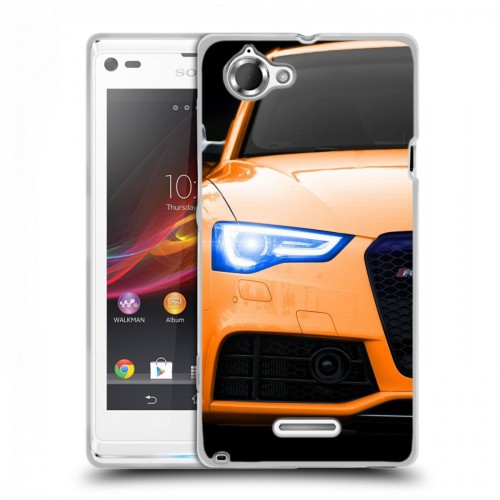 Дизайнерский пластиковый чехол для Sony Xperia L Audi