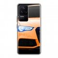 Дизайнерский силиконовый чехол для Xiaomi Poco F4 Audi