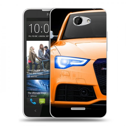 Дизайнерский пластиковый чехол для HTC Desire 516 Audi