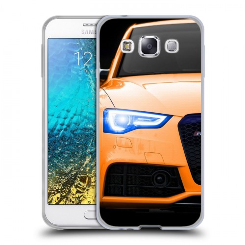 Дизайнерский пластиковый чехол для Samsung Galaxy E5 Audi