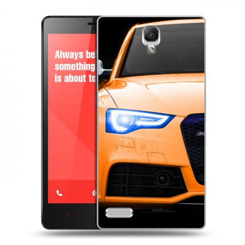 Дизайнерский силиконовый чехол для Xiaomi RedMi Note Audi