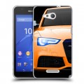 Дизайнерский пластиковый чехол для Sony Xperia E4g Audi