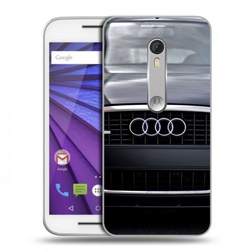 Дизайнерский пластиковый чехол для Lenovo Moto G Audi