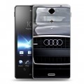 Дизайнерский пластиковый чехол для Sony Xperia TX Audi