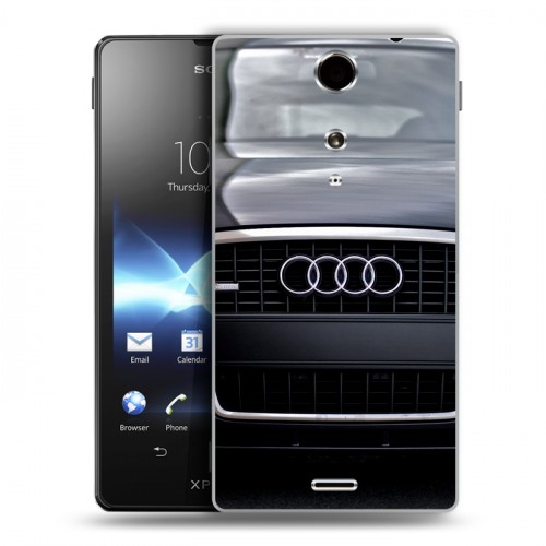 Дизайнерский пластиковый чехол для Sony Xperia TX Audi