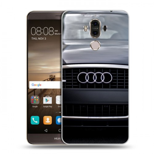 Дизайнерский пластиковый чехол для Huawei Mate 9 Audi