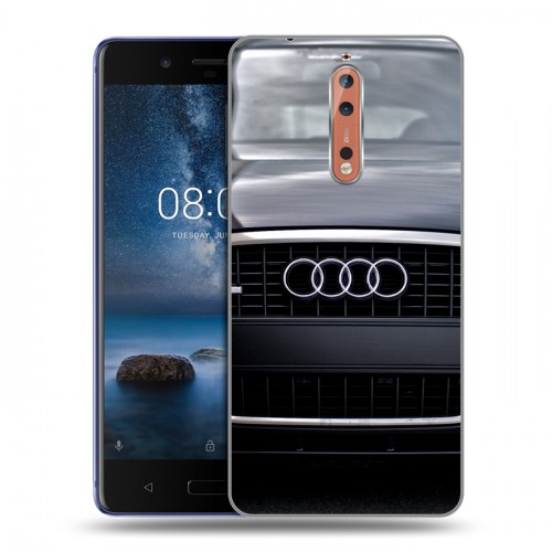 Дизайнерский пластиковый чехол для Nokia 8 Audi