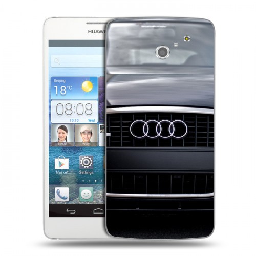 Дизайнерский пластиковый чехол для Huawei Ascend D2 Audi