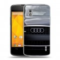 Дизайнерский пластиковый чехол для LG Google Nexus 4 Audi