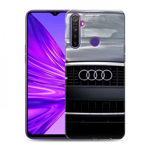 Дизайнерский силиконовый чехол для Realme 5 Audi