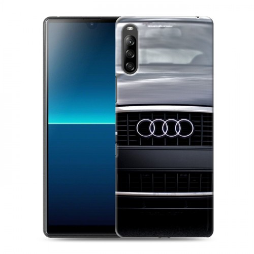 Дизайнерский силиконовый с усиленными углами чехол для Sony Xperia L4 Audi