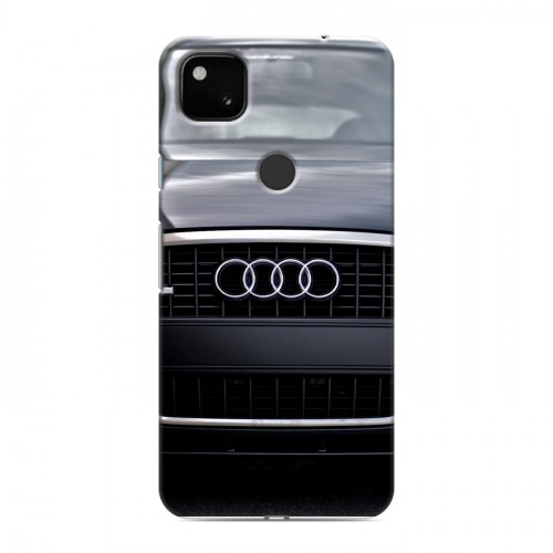 Дизайнерский пластиковый чехол для Google Pixel 4a Audi