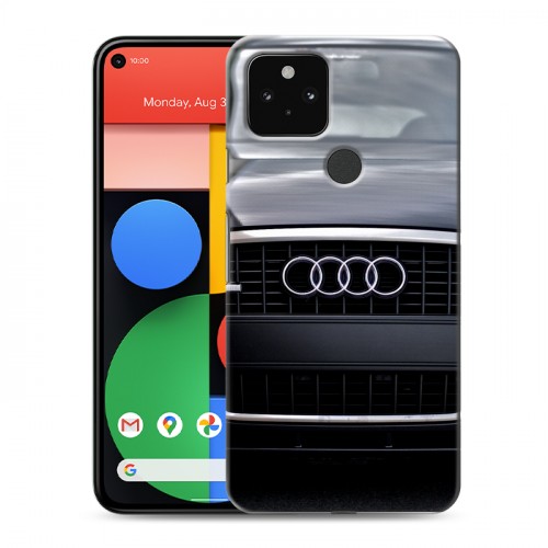 Дизайнерский пластиковый чехол для Google Pixel 5 Audi