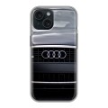 Дизайнерский силиконовый чехол для Iphone 15 Audi