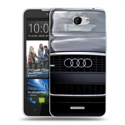 Дизайнерский пластиковый чехол для HTC Desire 516 Audi