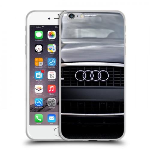 Дизайнерский силиконовый чехол для Iphone 6 Plus/6s Plus Audi