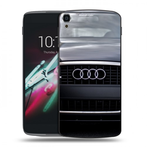 Дизайнерский пластиковый чехол для Alcatel One Touch Idol 3 (5.5) Audi