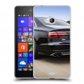 Дизайнерский пластиковый чехол для Microsoft Lumia 540 Audi