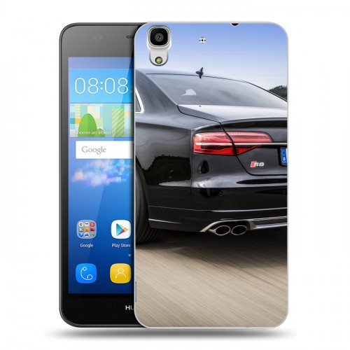 Дизайнерский пластиковый чехол для Huawei Y6 Audi