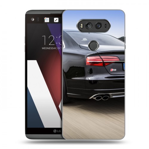 Дизайнерский пластиковый чехол для LG V20 Audi