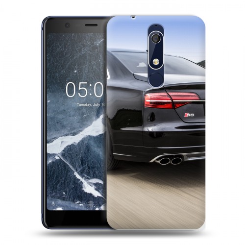 Дизайнерский пластиковый чехол для Nokia 5.1 Audi