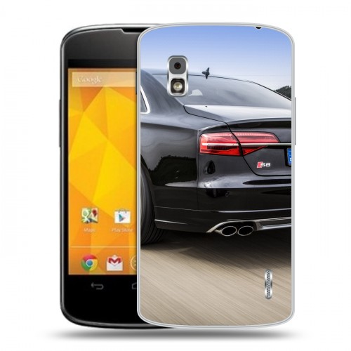 Дизайнерский пластиковый чехол для LG Google Nexus 4 Audi