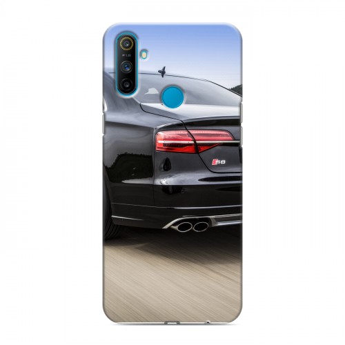 Дизайнерский пластиковый чехол для Realme C3 Audi