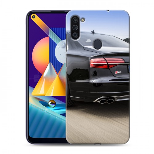 Дизайнерский пластиковый чехол для Samsung Galaxy M11 Audi