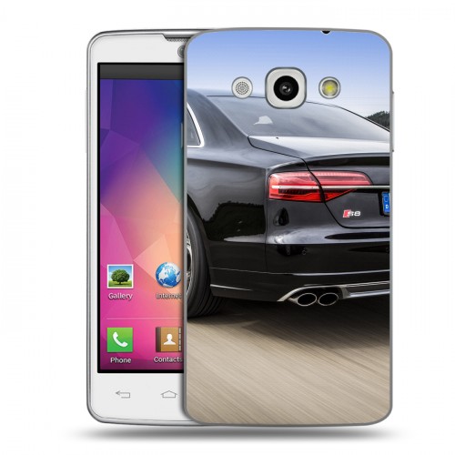 Дизайнерский пластиковый чехол для LG L60 Audi