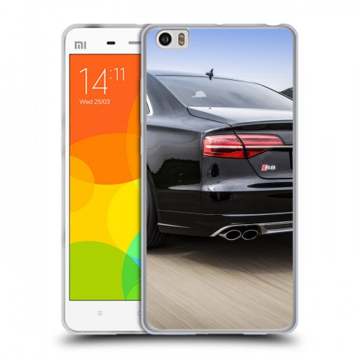 Дизайнерский силиконовый чехол для Xiaomi Mi Note Audi