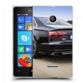 Дизайнерский пластиковый чехол для Microsoft Lumia 435 Audi