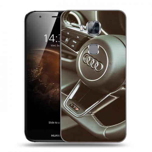 Дизайнерский пластиковый чехол для Huawei G8 Audi