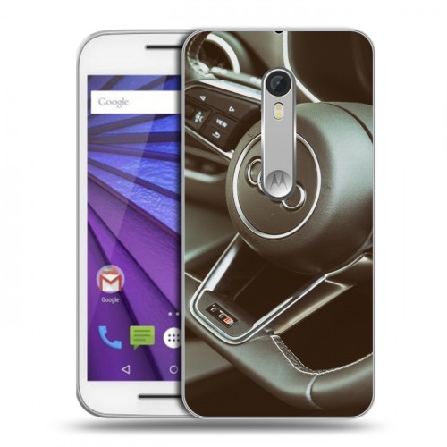 Дизайнерский пластиковый чехол для Lenovo Moto G Audi