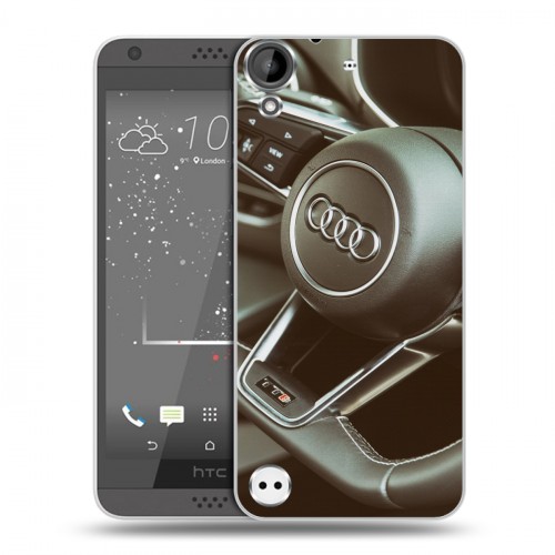 Дизайнерский пластиковый чехол для HTC Desire 530 Audi