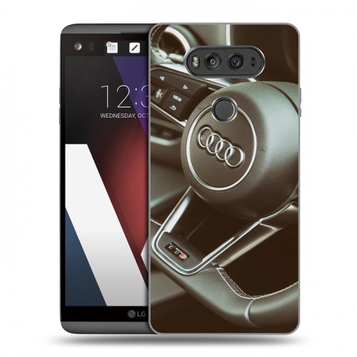 Дизайнерский пластиковый чехол для LG V20 Audi