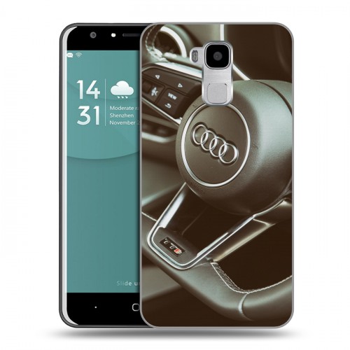 Дизайнерский пластиковый чехол для Doogee Y6 Audi