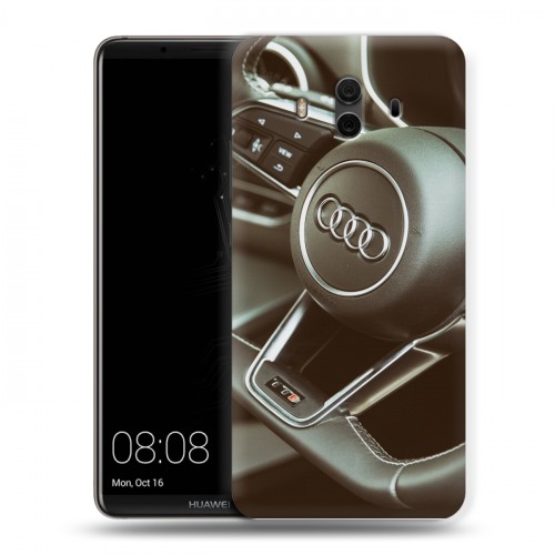 Дизайнерский пластиковый чехол для Huawei Mate 10 Audi