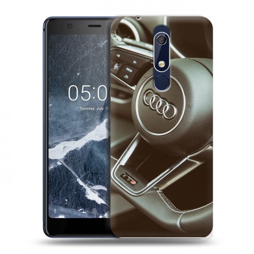 Дизайнерский пластиковый чехол для Nokia 5.1 Audi