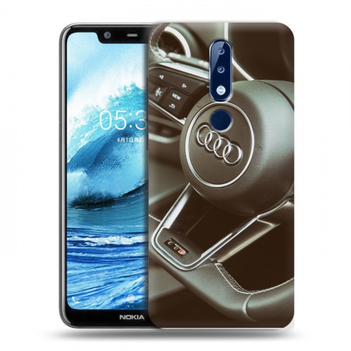 Дизайнерский пластиковый чехол для Nokia 5.1 Plus Audi