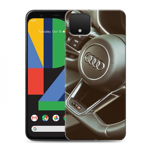 Дизайнерский пластиковый чехол для Google Pixel 4 Audi