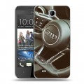 Дизайнерский пластиковый чехол для HTC Desire 300 Audi