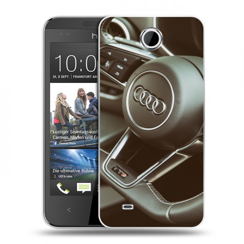 Дизайнерский пластиковый чехол для HTC Desire 300 Audi