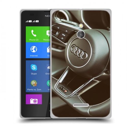 Дизайнерский силиконовый чехол для Nokia XL Audi