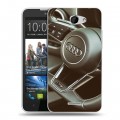 Дизайнерский пластиковый чехол для HTC Desire 516 Audi