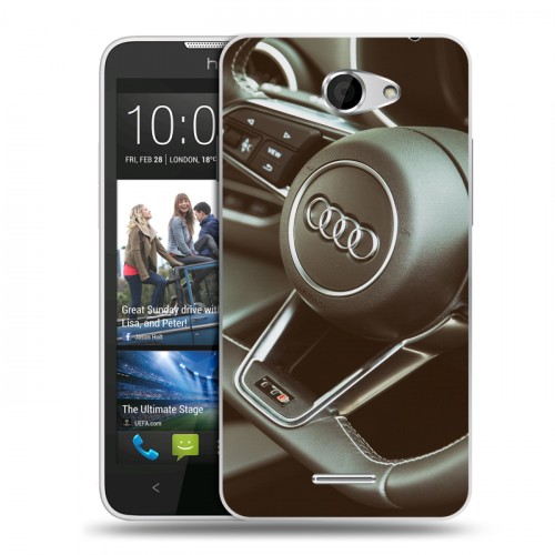 Дизайнерский пластиковый чехол для HTC Desire 516 Audi