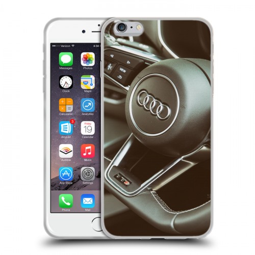 Дизайнерский силиконовый чехол для Iphone 6 Plus/6s Plus Audi