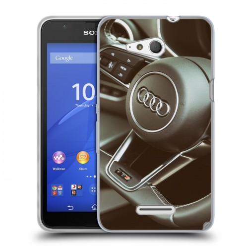 Дизайнерский пластиковый чехол для Sony Xperia E4g Audi