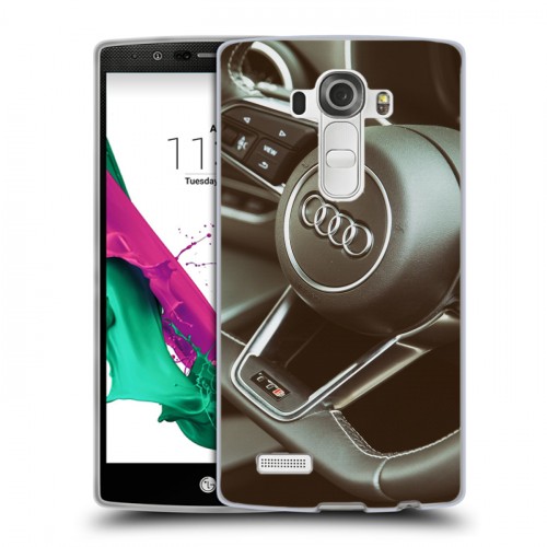 Дизайнерский пластиковый чехол для LG G4 Audi